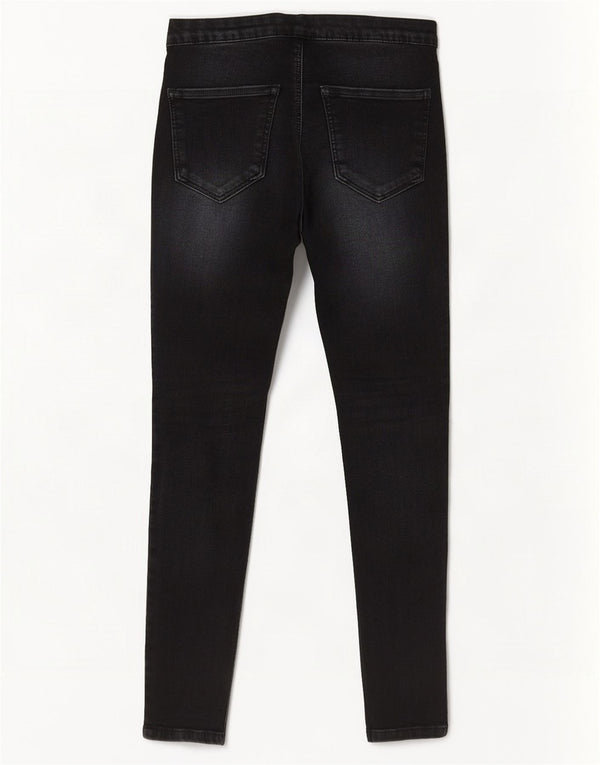 Jeans skinny feminino Topshop W26 L30 algodão preto