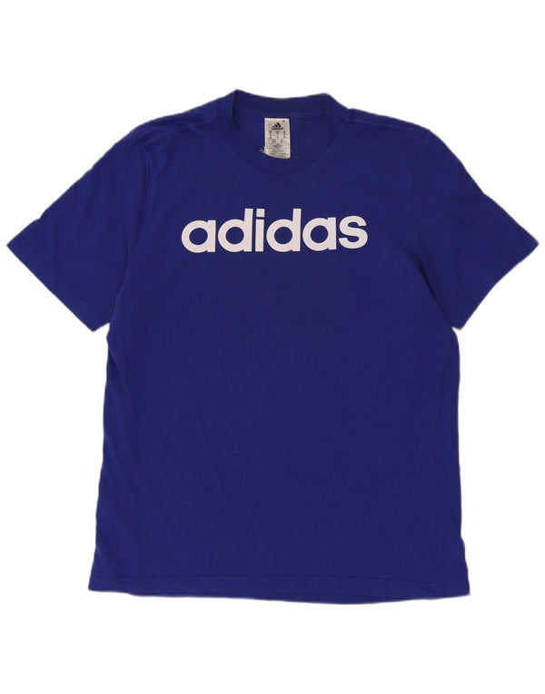 Camiseta Adidas Masculina Graphic Top Médio Algodão Azul