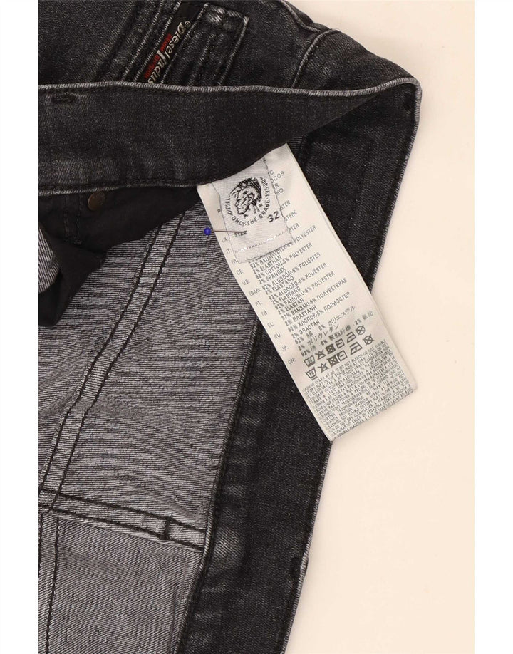 Jeans Slim Masculino Diesel W32 L30 Algodão Cinza