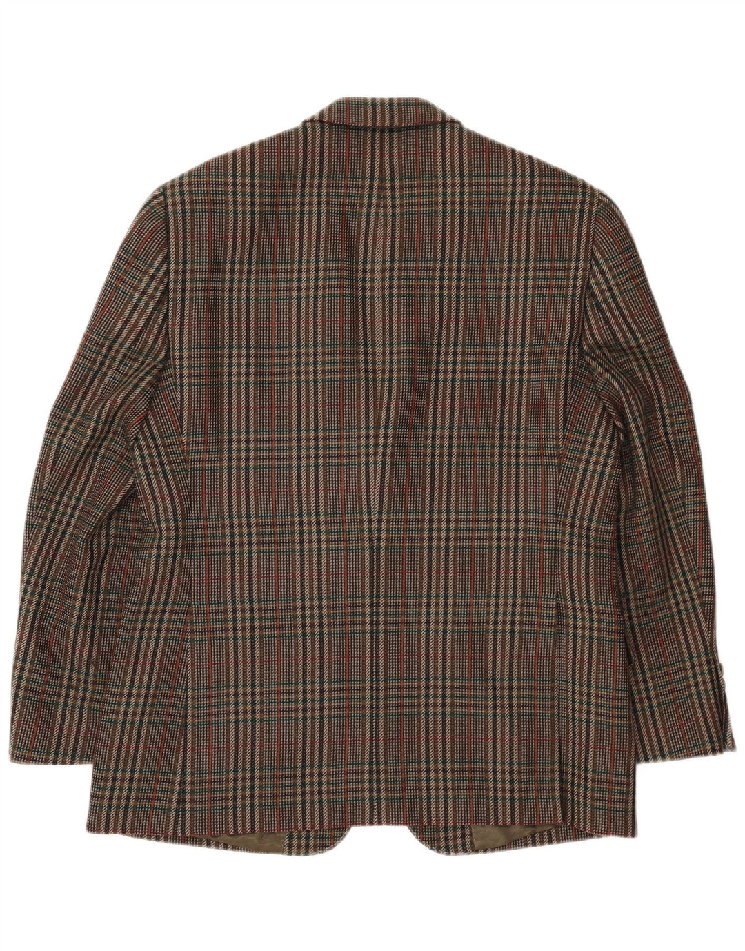 Jaqueta blazer masculina MAGEE com 2 botões Reino Unido 38 médio cáqui Houndstooth