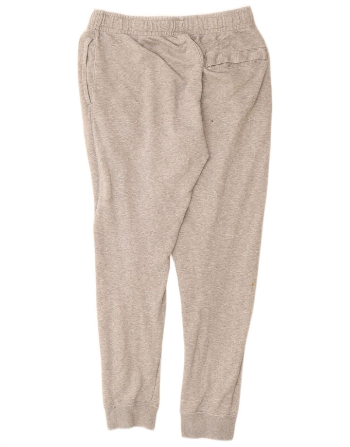 Calça de treino masculina Nike Joggers cinza médio algodão manchado