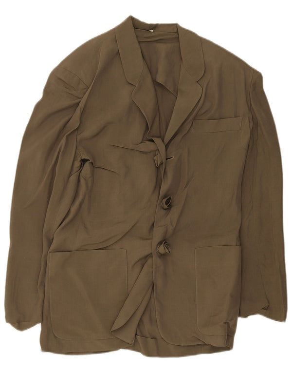 Jaqueta Blazer Feminina Vintage EU 40 Verde Médio
