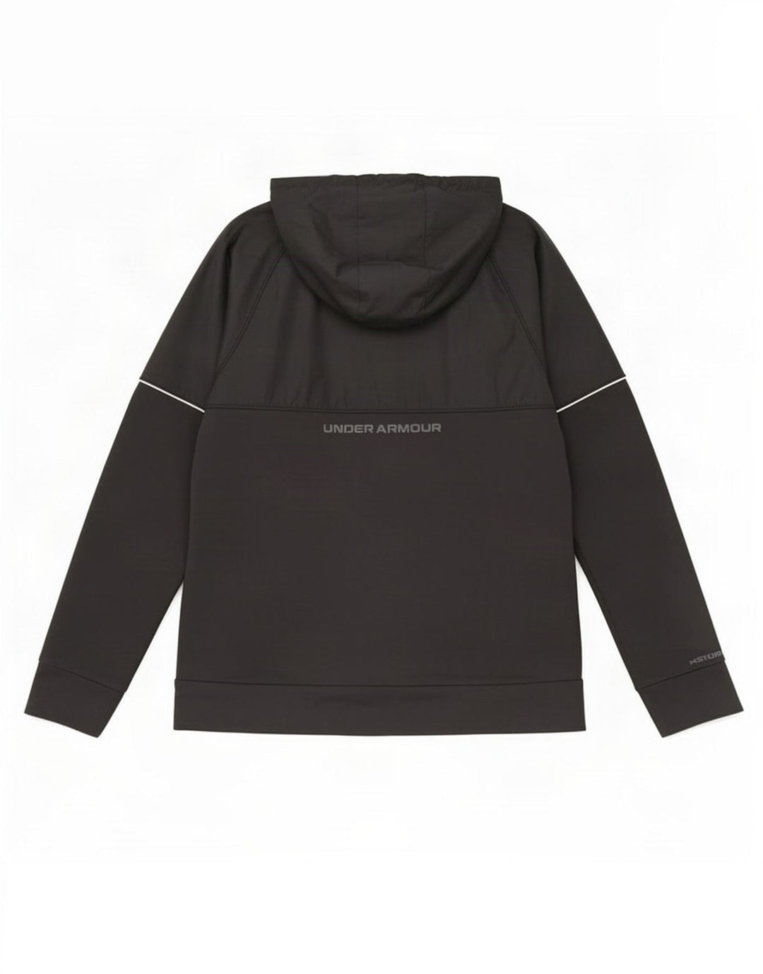 Suéter masculino Under Armour Graphic Zip com capuz médio preto poliéster