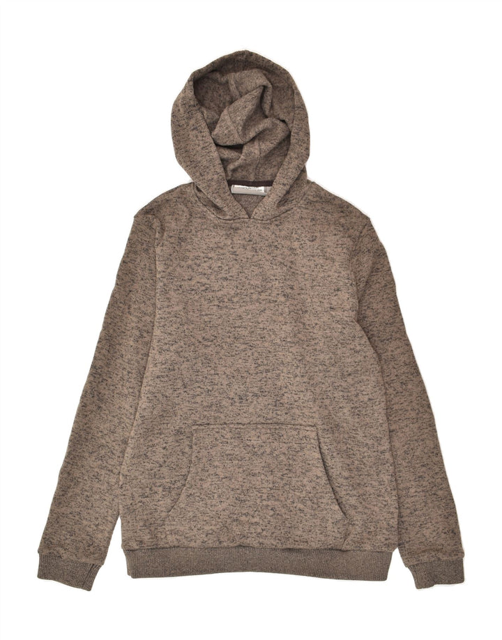 MOUNTAIN WAREHOUSE Mens Hooded Jumper Sweater Large Grey Flecked Polyester | Vintage Mountain Warehouse | Thrift | Second-Hand Mountain Warehouse | Used Clothing | Messina Hembry 