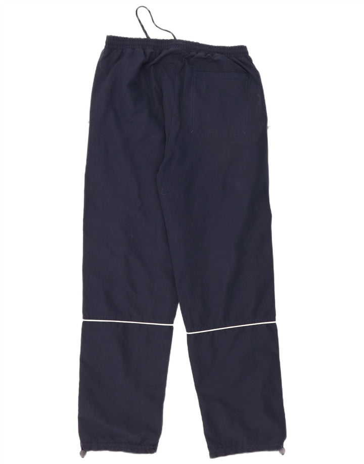 Calça de treino masculina Reebok pequena azul marinho poliéster