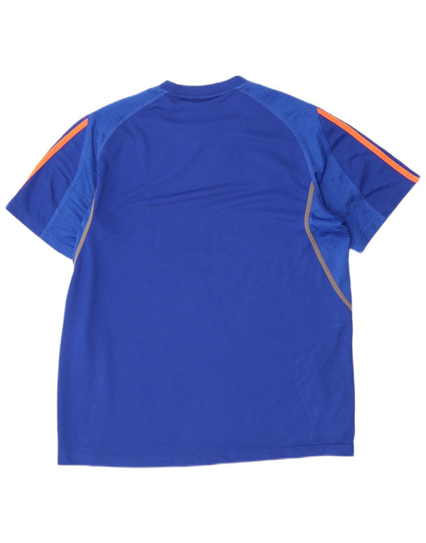 Camiseta masculina Adidas Top Médio Azul Poliéster