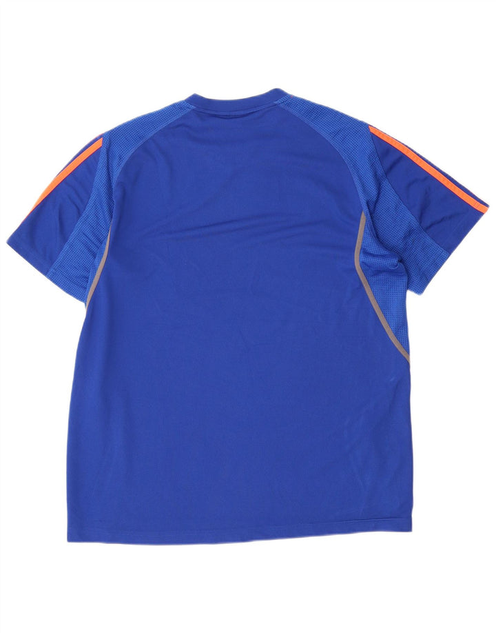 Camiseta masculina Adidas Top Médio Azul Poliéster