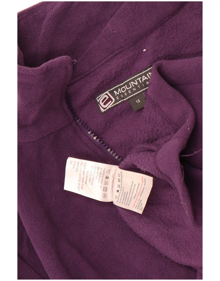 Jaqueta de lã feminina Mountain Essentials UK 12 poliéster roxo médio