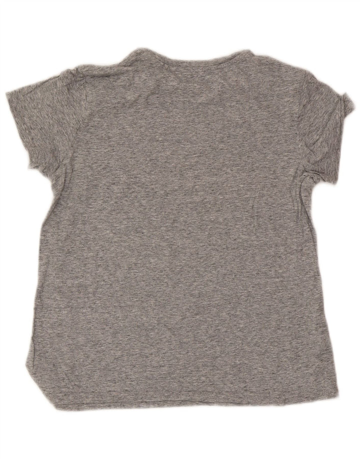 Camiseta feminina gráfica Levi's UK 10 pequena cinza manchada