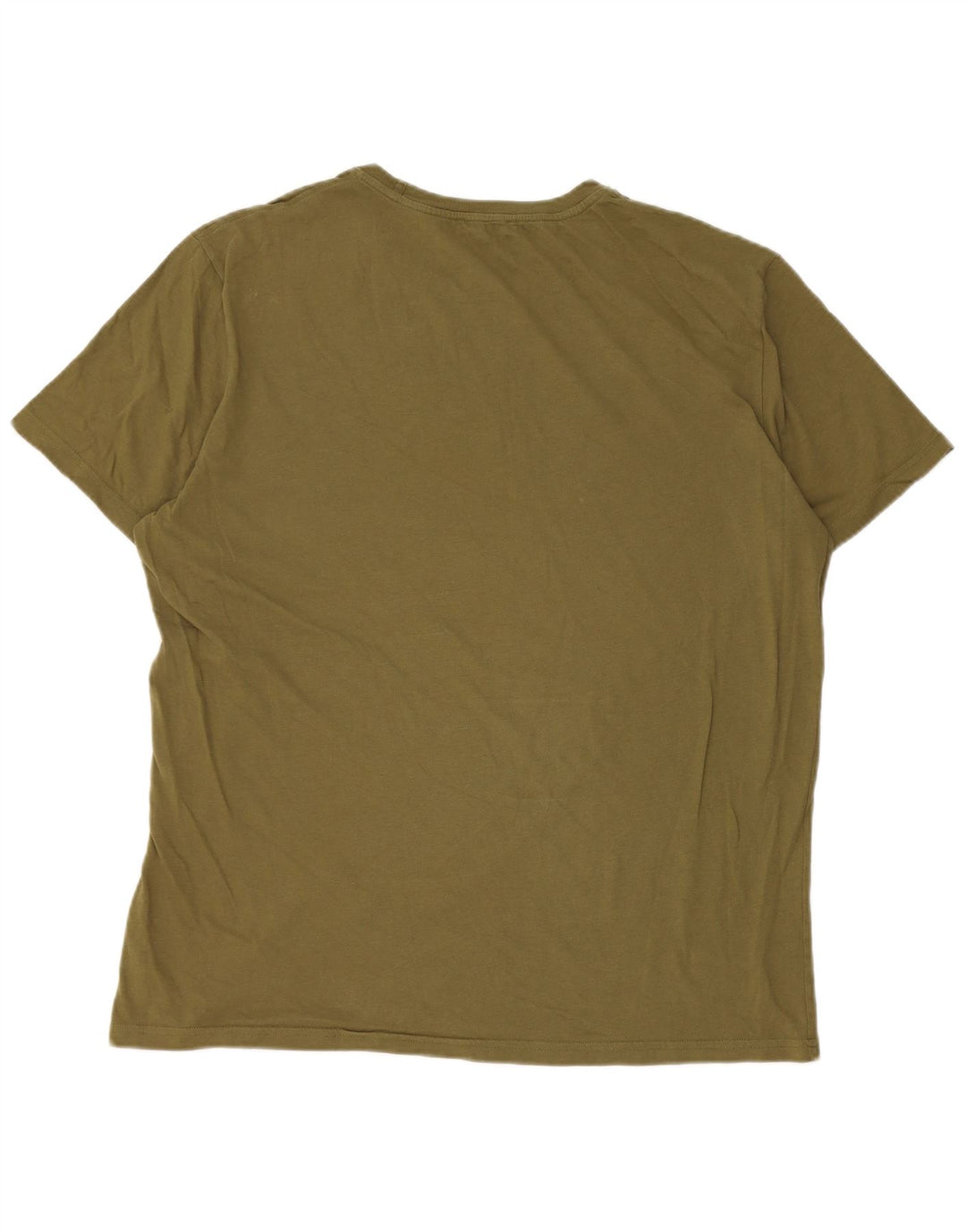 Camiseta masculina Benetton Top XL algodão cáqui