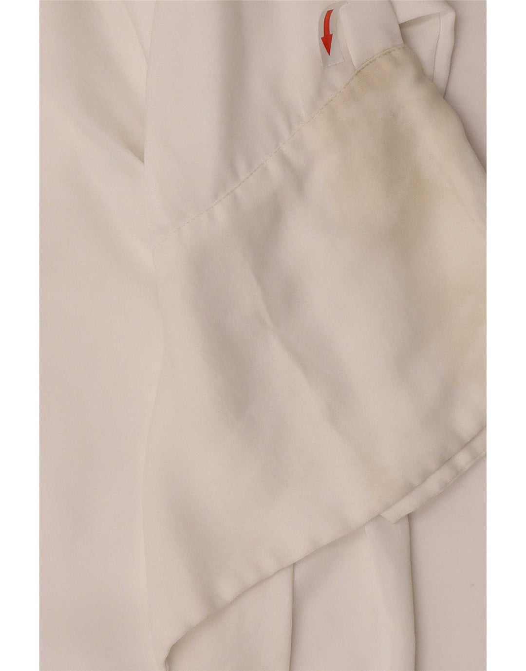 Blusa feminina Zara UK 10 pequena viscose branca