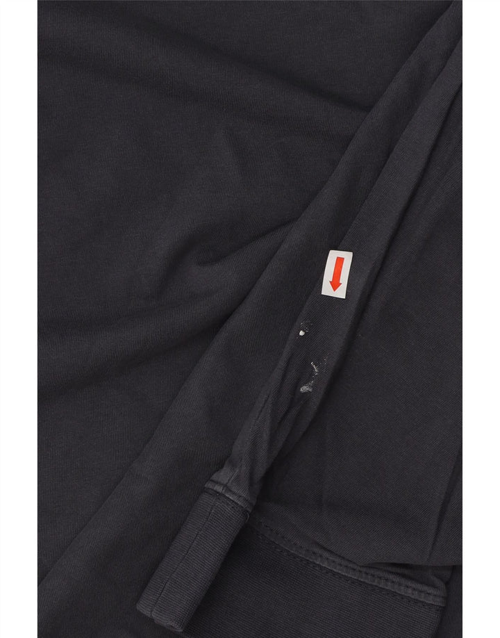 EDDIE BAUER Top masculino manga comprida XL azul marinho algodão