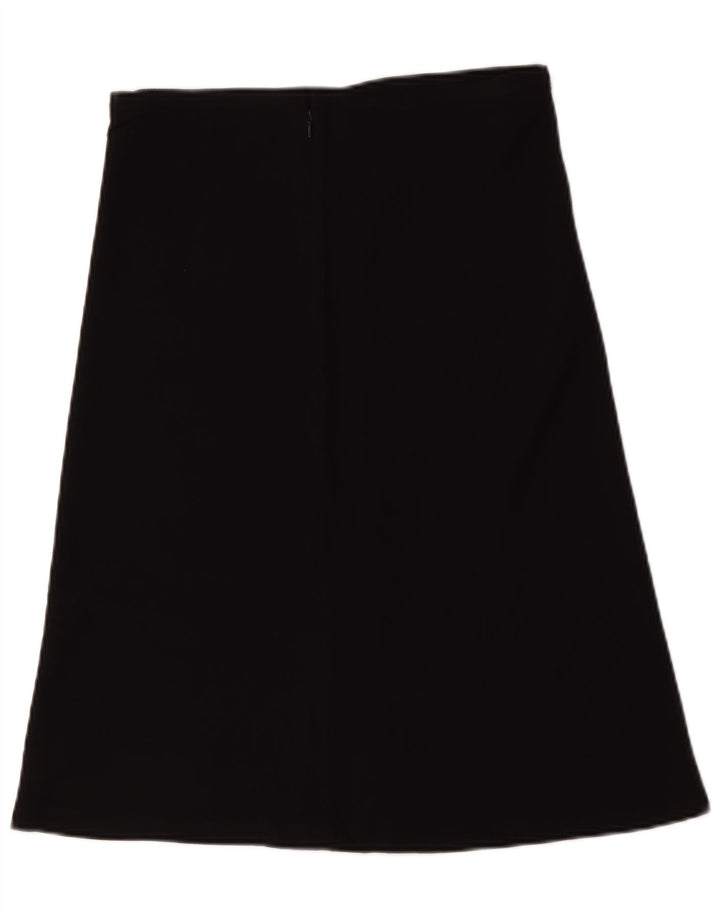 Saia feminina vintage linha A W30 viscose preta média