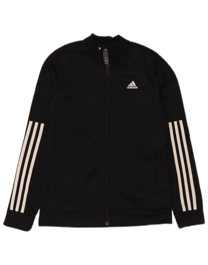 Casaco de treino Adidas Boys Primegreen 11-12 anos preto poliéster