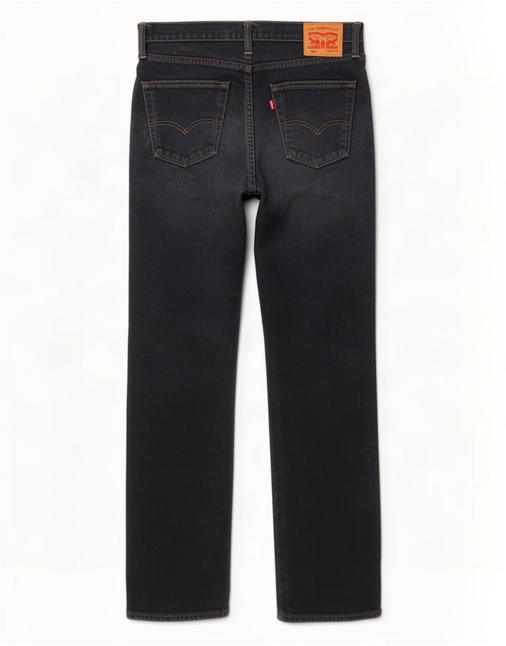 Levi's Masculino 504 Straight Jeans W32 L32 Azul Marinho Algodão
