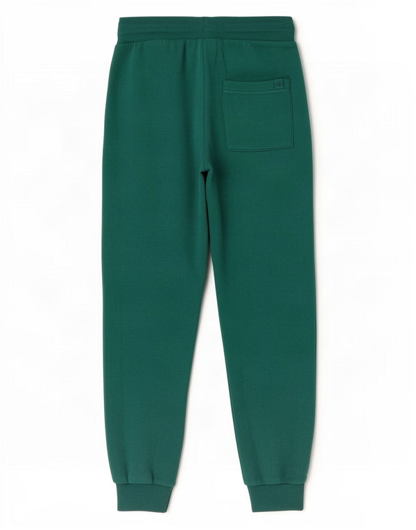 Calças de treino Benetton Meninas Joggers 10-11 Anos XL Verde Algodão