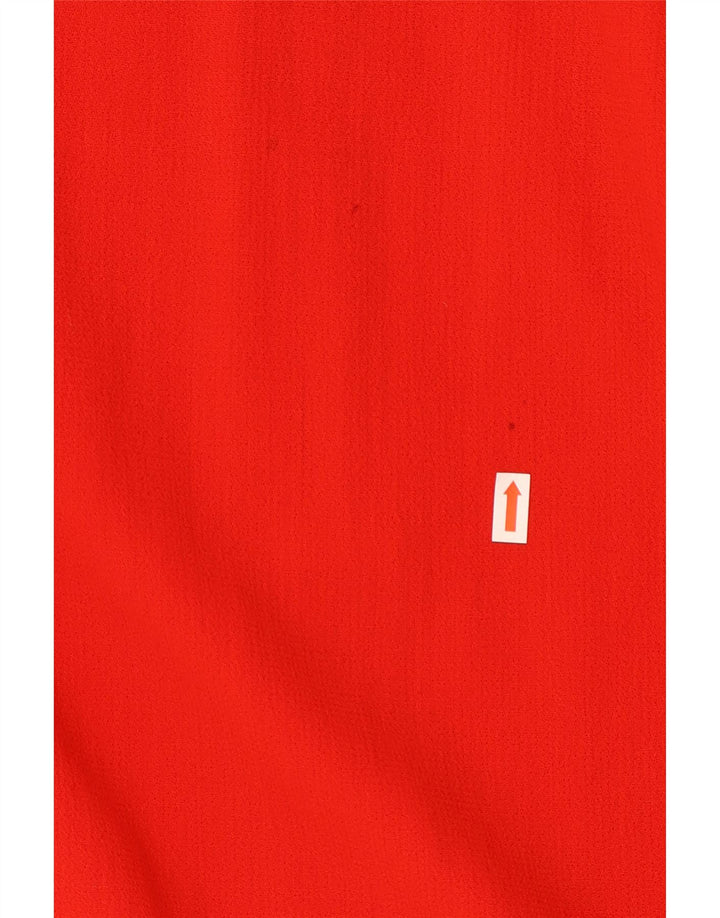 Vestido feminino Fendi de manga comprida UK 18 XL lã vermelha