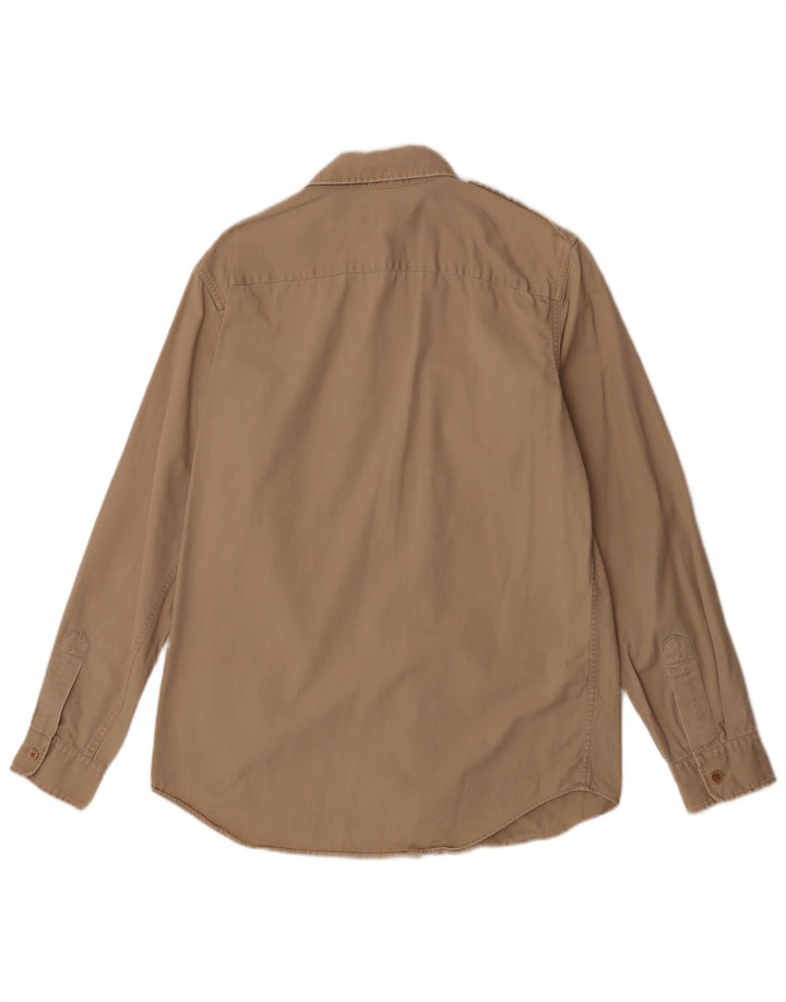 Polo Ralph Lauren Camisa masculina de algodão bege médio