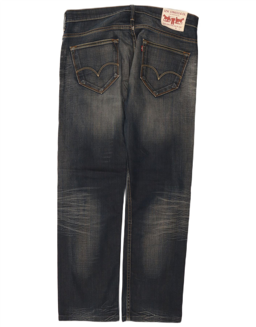 Levi's Masculino 504 Straight Jeans W33 L29 Azul Algodão