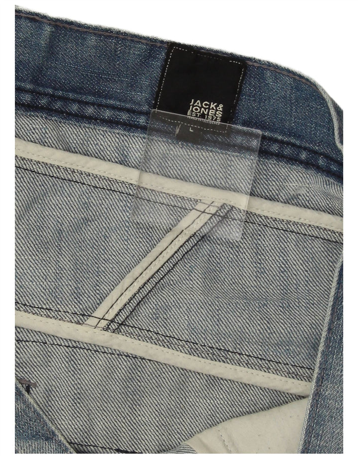 Shorts jeans masculino JACK & JONES grande W34 azul