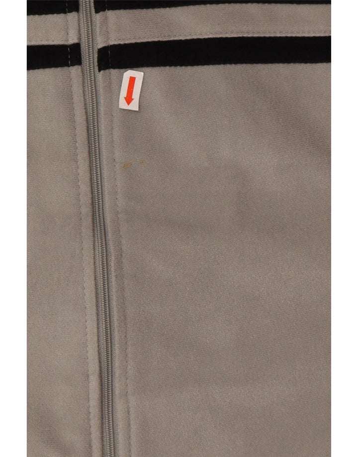 Kappa Mens Treino Top Jaqueta Cinza Médio Colourblock Poliéster