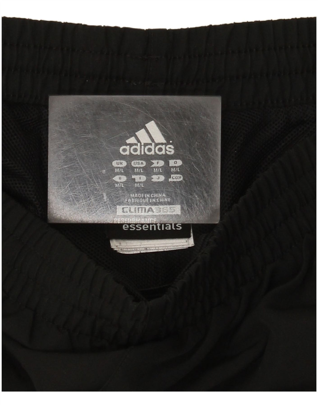 Calça Adidas Mens Clima 365 Treino Médio Preto Poliéster