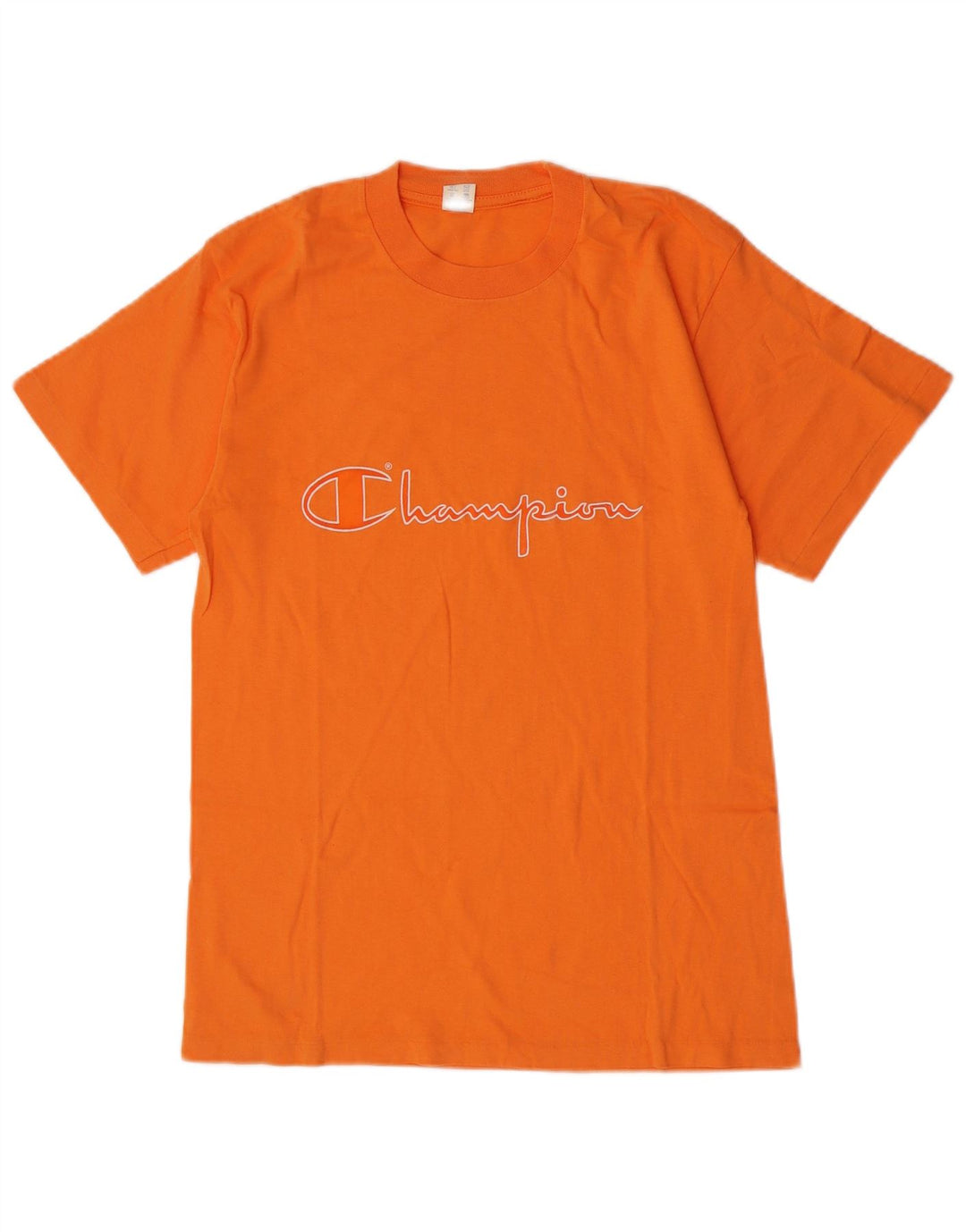 Camiseta masculina Champion Graphic Top Médio Algodão Laranja