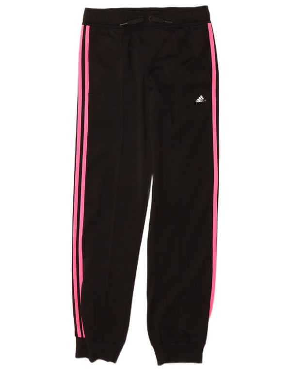 Calças de treino Adidas meninas joggers 13-14 anos preto poliéster