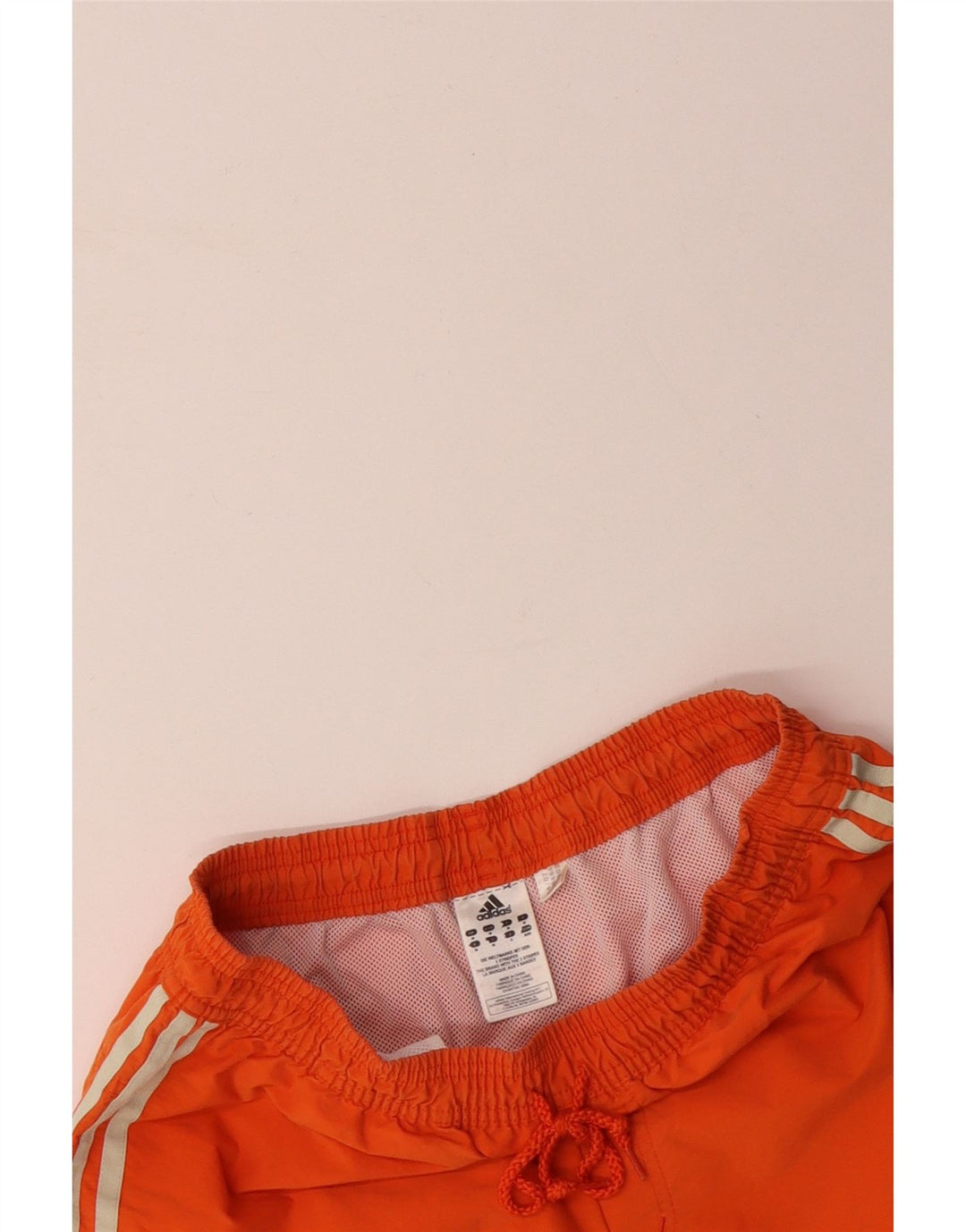 ADIDAS Mens Sport Shorts Médio Laranja Poliéster