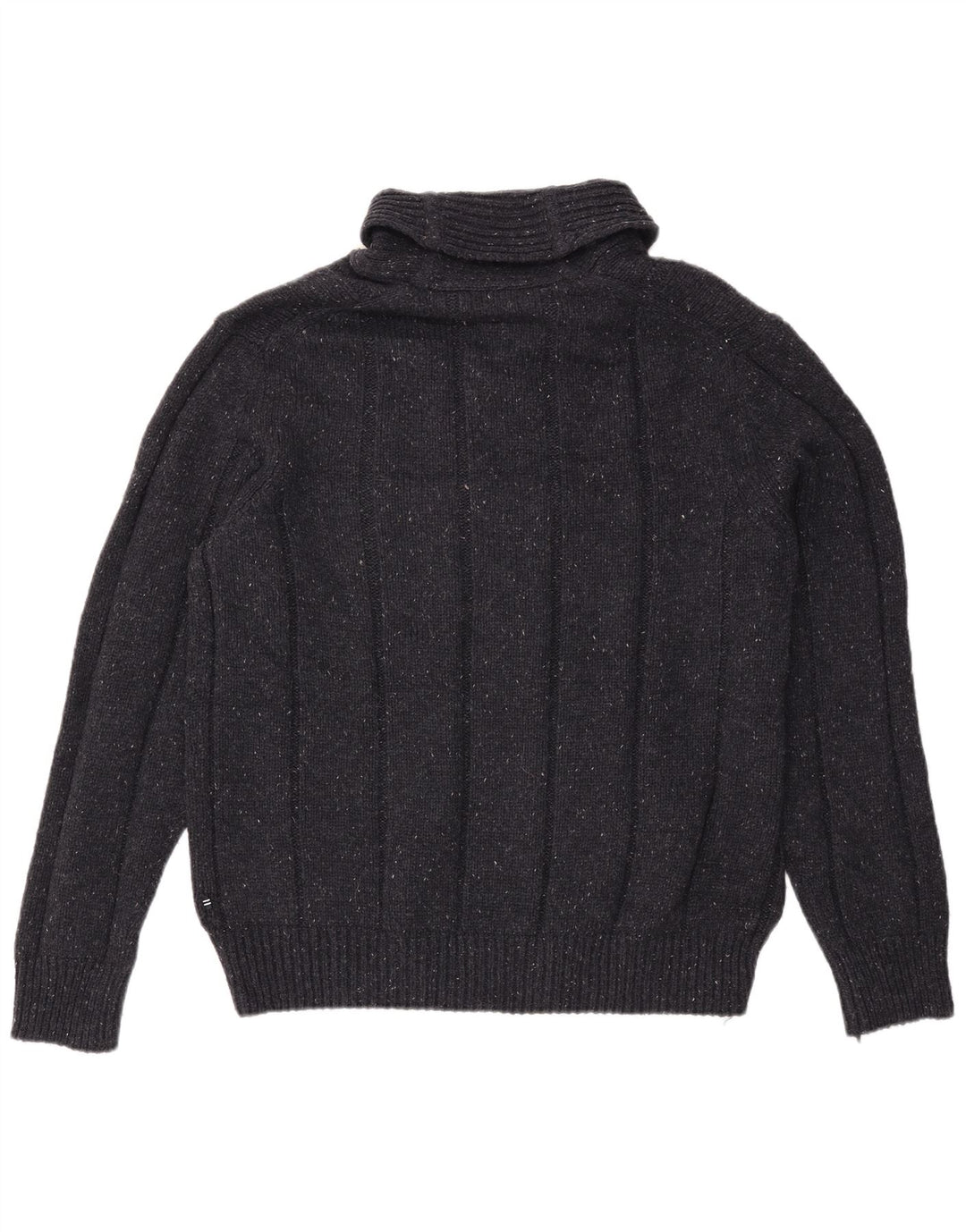 Suéter masculino NAUTICA com gola xale XL preto acrílico