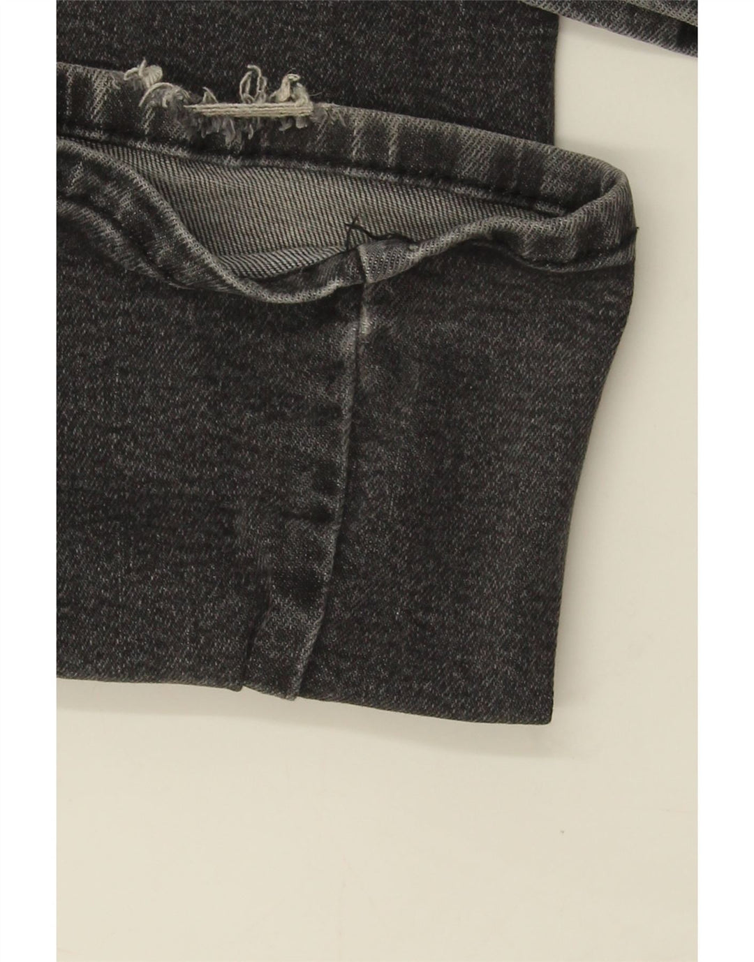Zara Jeans feminino queimado EU 38 pequeno W28 L34 cinza