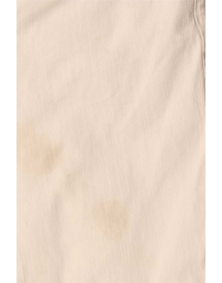 Shorts jeans masculino Marks & Spencer W32 médio algodão branco