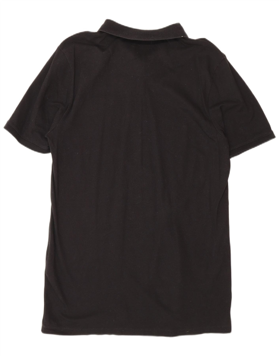 JACK & JONES Mens Polo Shirt Large Black Cotton
