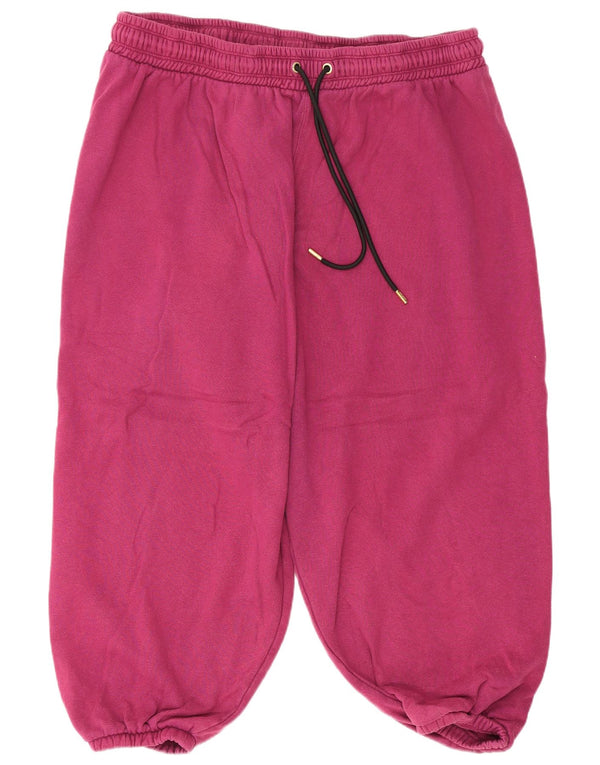 Dkny Calça esportiva feminina cropped joggers UK 20 2XL algodão roxo