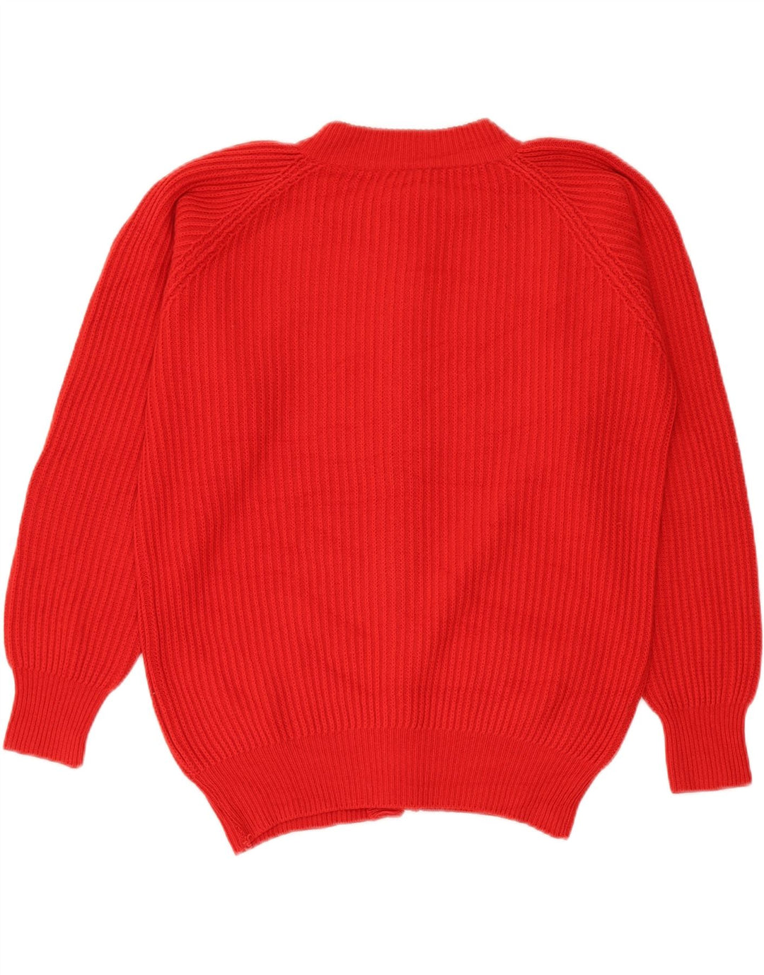 Suéter Cardigan Masculino Vintage Tamanho 46 XL Vermelho