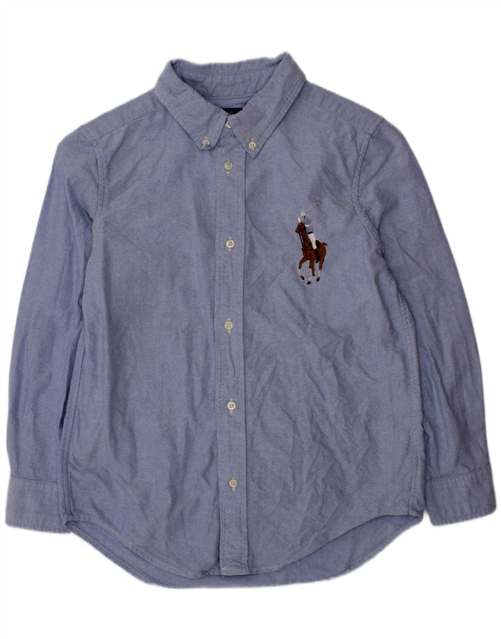 Camisa RALPH LAUREN Menino 6-7 Anos Azul Algodão