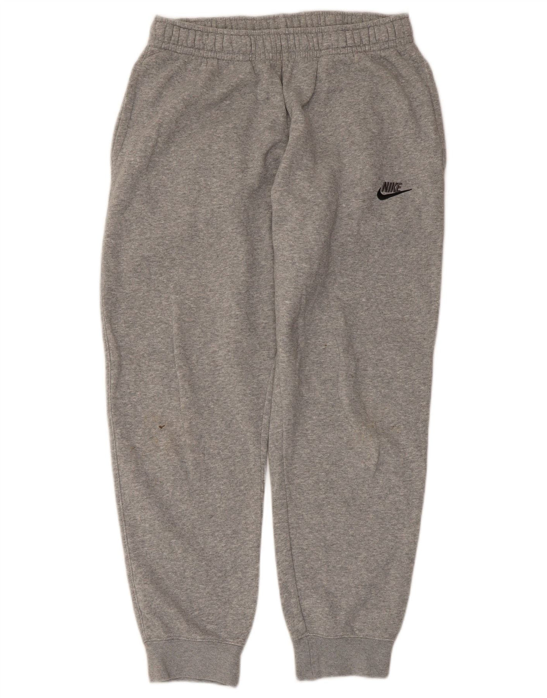 Calça de treino masculina Nike Joggers cinza médio algodão manchado