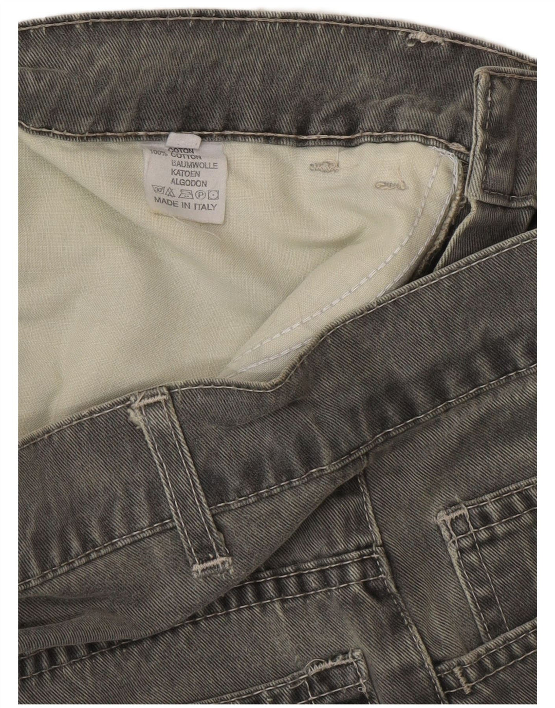 James Dillon Mens Tapered Jeans IT 46 Pequeno W30 L30 Algodão Cinza