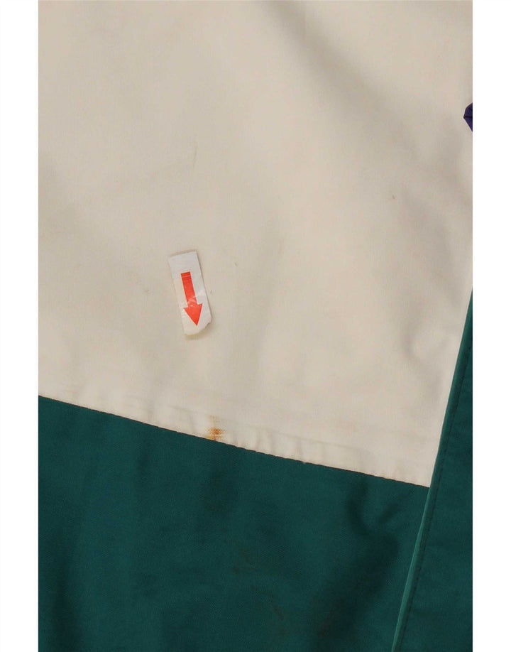 Jaqueta de chuva feminina Henri Lloyd UK 40 grande bloco colorido multicolorido