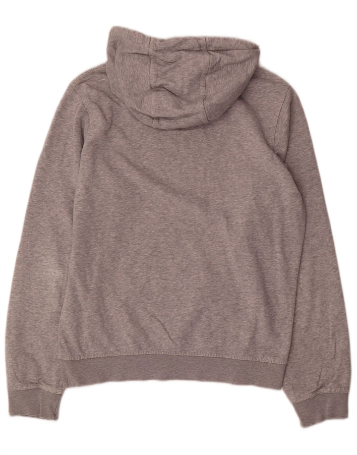 Nike Mens Hoodie Jumper Pequeno Algodão Cinza