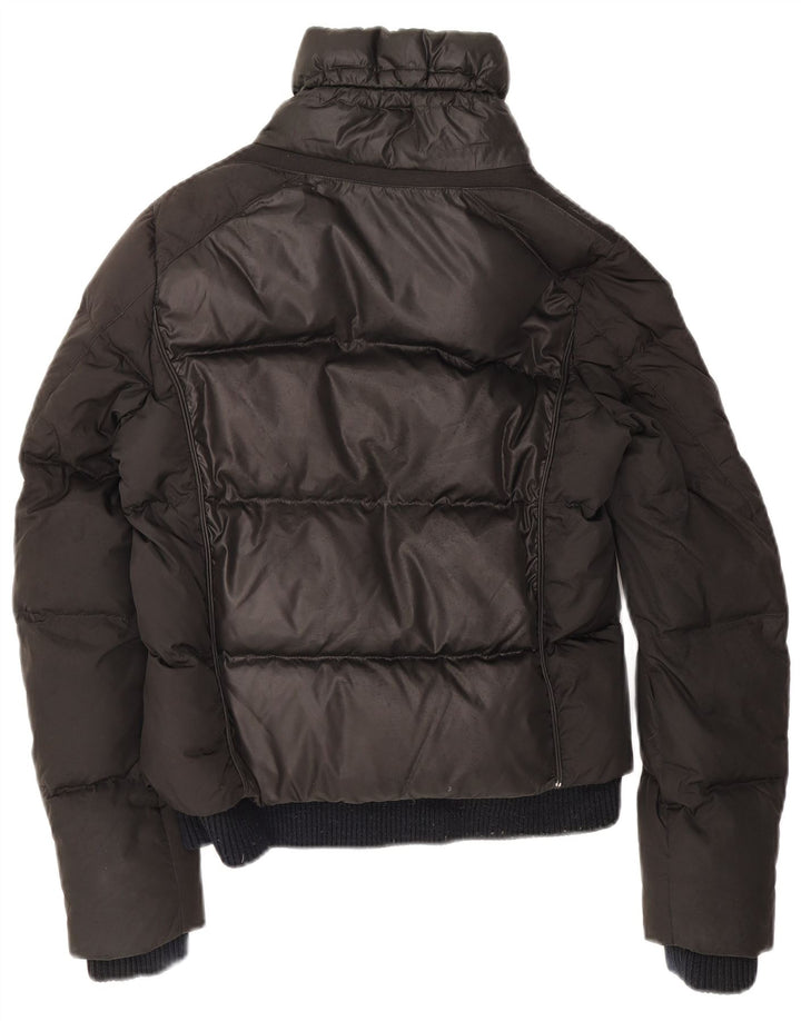 Jaqueta acolchoada feminina Geox UK 8 poliéster preto pequeno