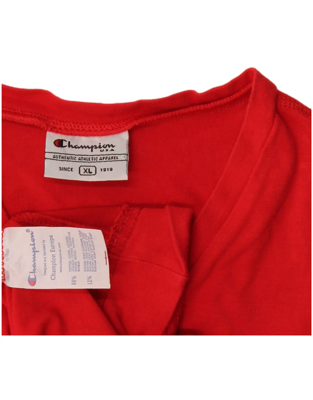 Colete feminino Champion UK 18 XL algodão vermelho