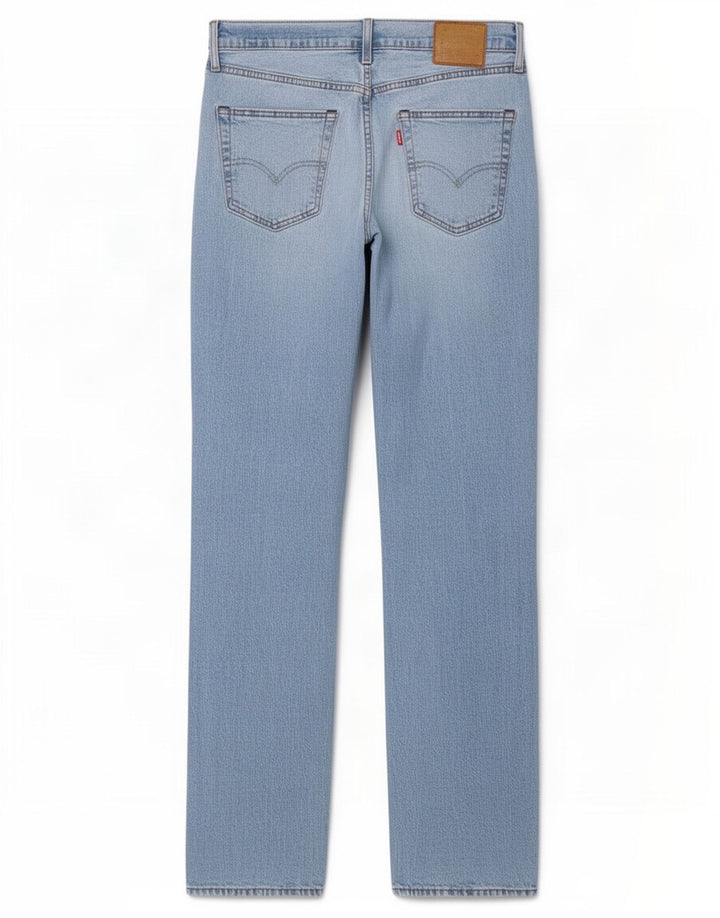 Calça jeans reta masculina Levi's W34 L34 azul algodão