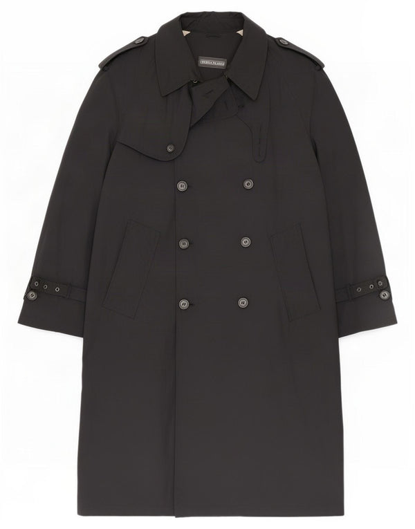 Trench Coat Masculino Andrea Silardi Reino Unido 42 XL Preto