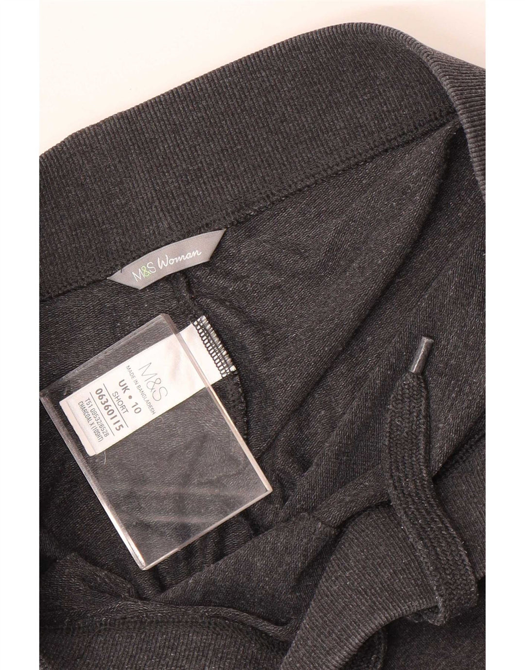 Calça de treino feminina Marks & Spencer UK 10 algodão cinza pequeno