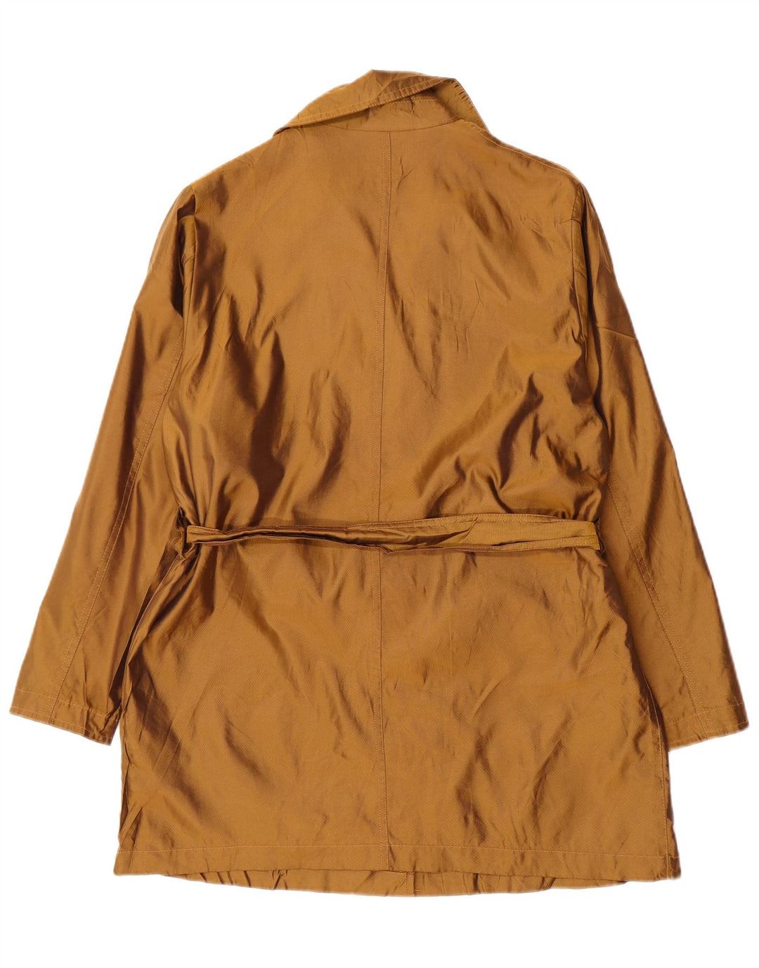 Trench coat feminino oversized Conbipel UK 10 pequeno marrom poliamida