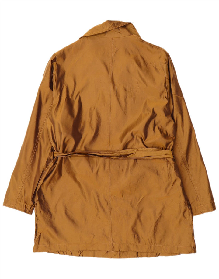 Trench coat feminino oversized Conbipel UK 10 pequeno marrom poliamida