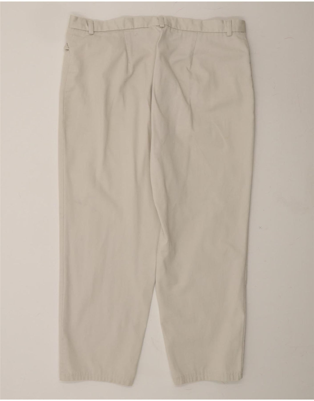 DOCKERS Womens Tapered Casual Trousers W37 L27 White Cotton Vintage Dockers and Second-Hand Dockers from Messina Hembry 
