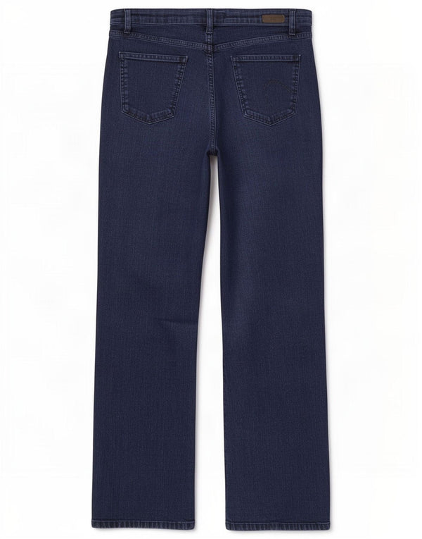 Marks & Spencer Feminino Per Una Bootcut Jeans Reino Unido 14 Médio W30 L29 Azul Marinho
