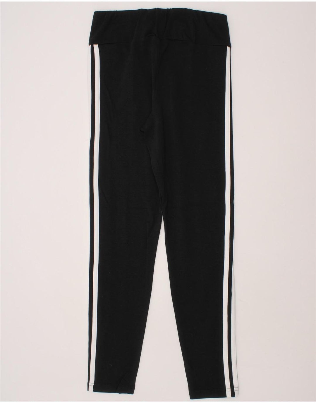 ADIDAS Girls Leggings 11-12 Years  Black Cotton Vintage Adidas and Second-Hand Adidas from Messina Hembry 